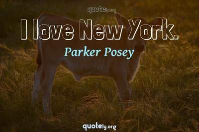 Photo Quote of I love New York.